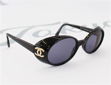 vintage chanel logo sunglasses|Vintage Chanel sunglasses for women.